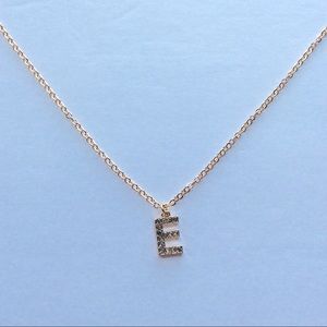NWT Initial E Necklace